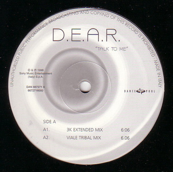 D.E.A.R. - Talk To Me