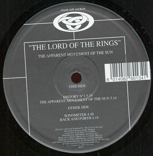 The Lord Of The Rings - The Apparent Movement Of The Sun