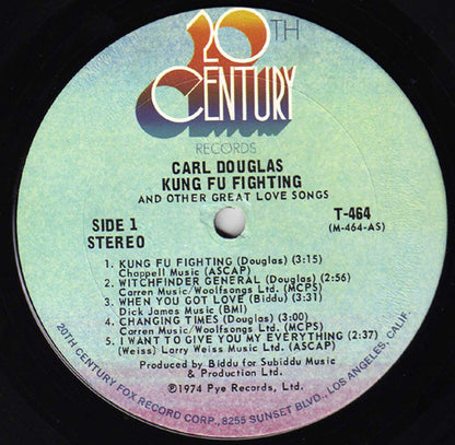 Carl Douglas - Kung Fu Fighting And Other Great Love Songs