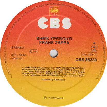 Frank Zappa - Sheik Yerbouti