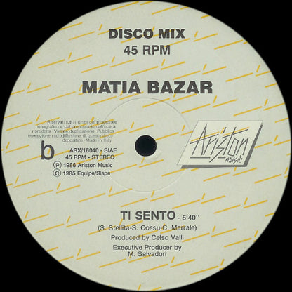 Matia Bazar - I Feel You (Ti Sento)