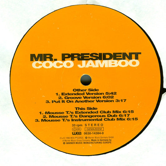 Mr. President - Coco Jamboo