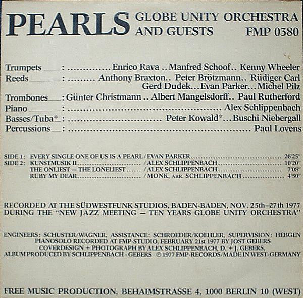 Globe Unity Orchestra And Guests - Pearls