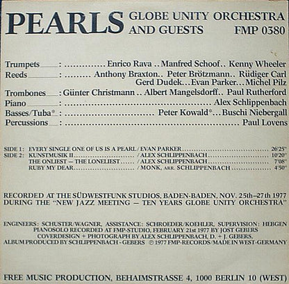 Globe Unity Orchestra And Guests - Pearls