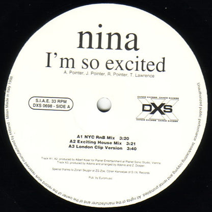 Nina Badrić - I'm So Excited