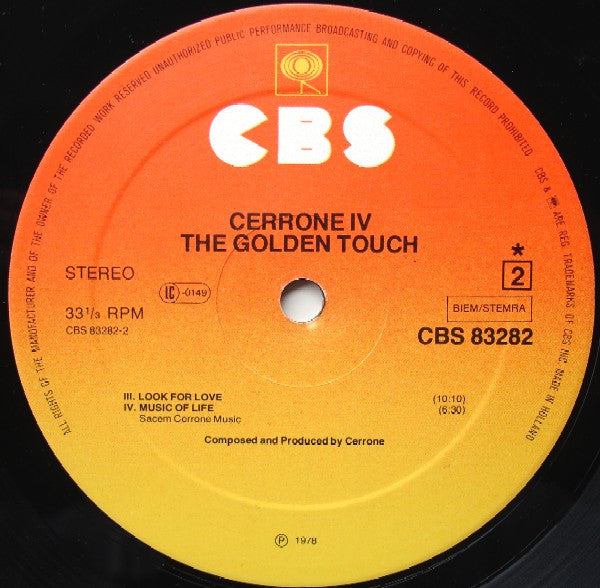 Cerrone - Cerrone IV - The Golden Touch