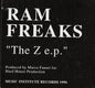 Ram Freaks - The Z E.P.
