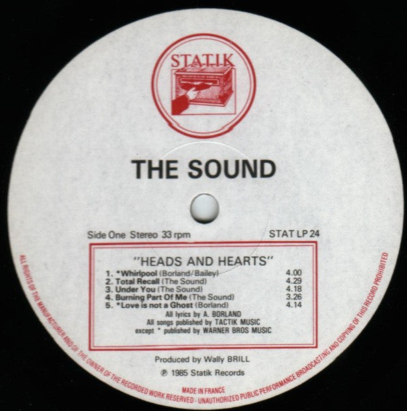The Sound - Heads And Hearts