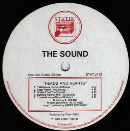 The Sound - Heads And Hearts