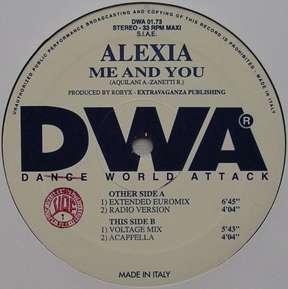 Alexia - Me And You