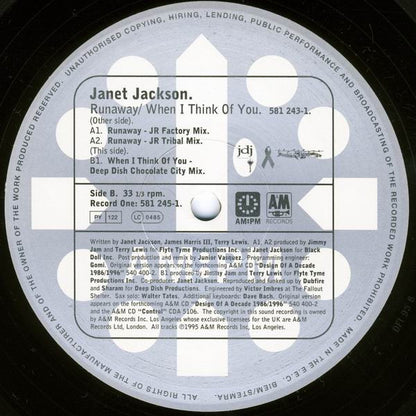 Janet Jackson - Runaway / When I Think Of You