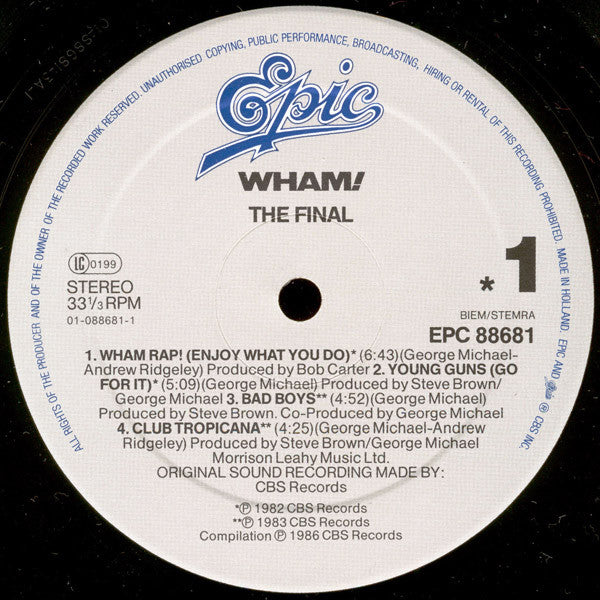Wham! - The Final