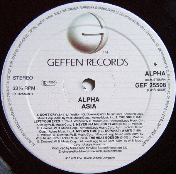 Asia - Alpha