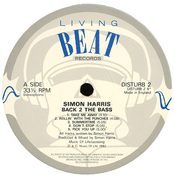 Simon Harris - Back 2 The Bass