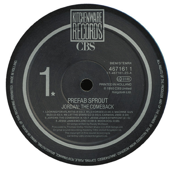 Prefab Sprout - Jordan: The Comeback