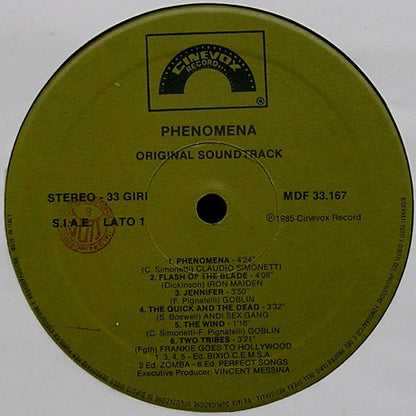 Various - Phenomena (Original Soundtrack)