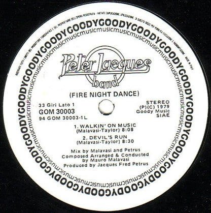 Peter Jacques Band - Fire Night Dance