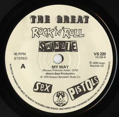Sex Pistols - No One Is Innocent (A Punk Prayer By Ronald Biggs) / My Way (7")