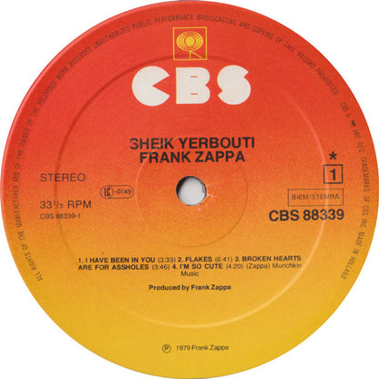 Frank Zappa - Sheik Yerbouti