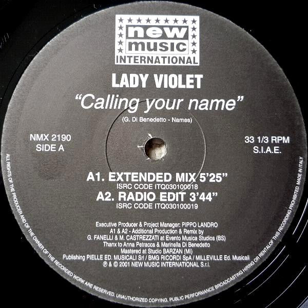 Lady Violet - Calling Your Name / Lovin' You Baby