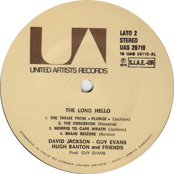 David Jackson, Guy Evans, Hugh Banton & Friends ‎– The Long Hello