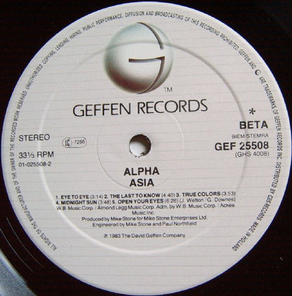 Asia - Alpha