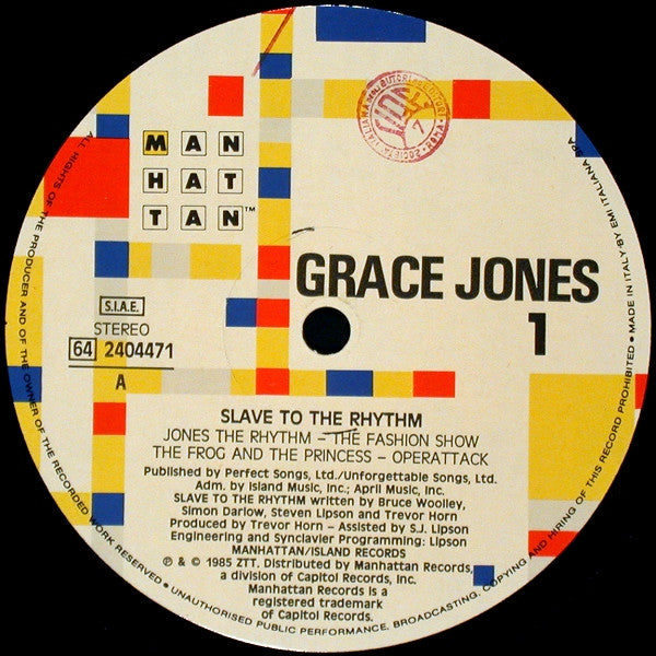 Grace Jones - Slave To The Rhythm