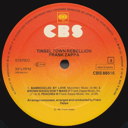 Frank Zappa - Tinsel Town Rebellion