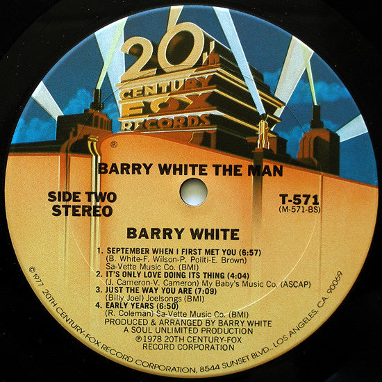 Barry White - Barry White The Man