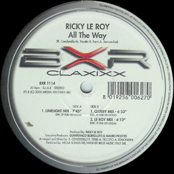 Ricky Le Roy - All The Way