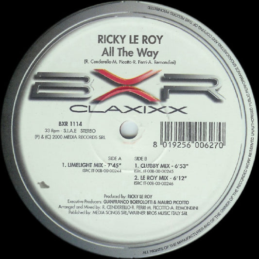 Ricky Le Roy - All The Way