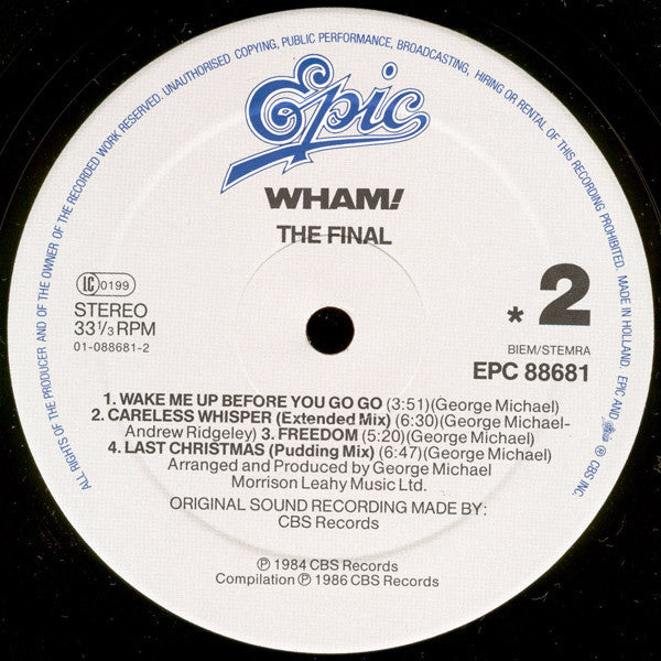 Wham! - The Final
