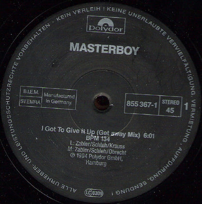 Masterboy - I Got To Give It Up