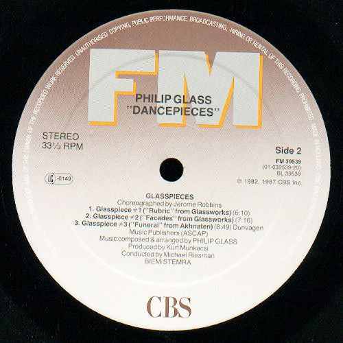 Philip Glass - DancePieces