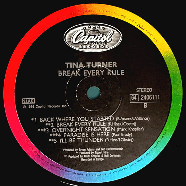Tina Turner - Break Every Rule