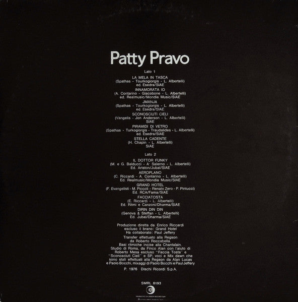 Patty Pravo - Patty Pravo