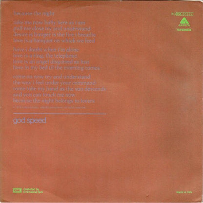 Patti Smith Group - Because The Night / God Speed