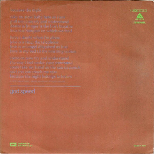 Patti Smith Group - Because The Night / God Speed