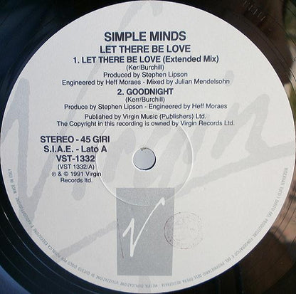 Simple Minds - Let There Be Love