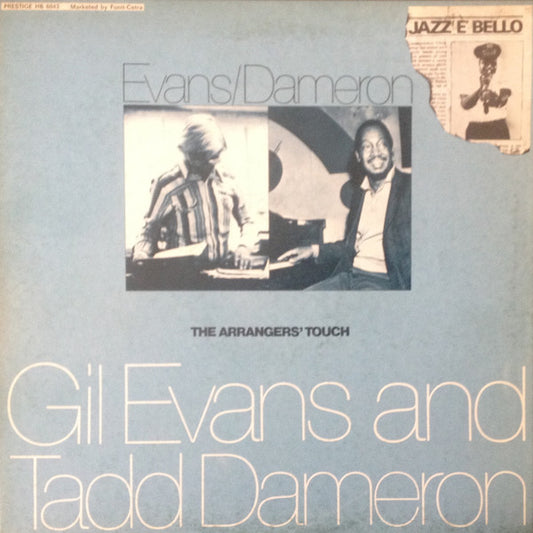Gil Evans And Tadd Dameron ‎– The Arrangers' Touch