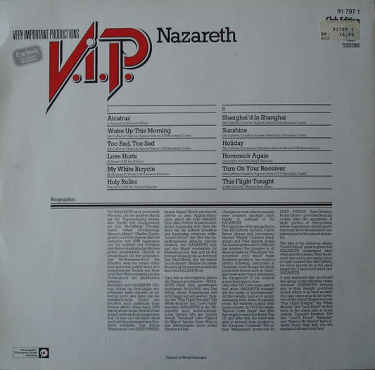 Nazareth - V.I.P.