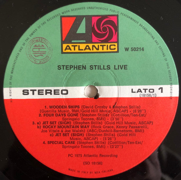 Stephen Stills - Stephen Stills Live