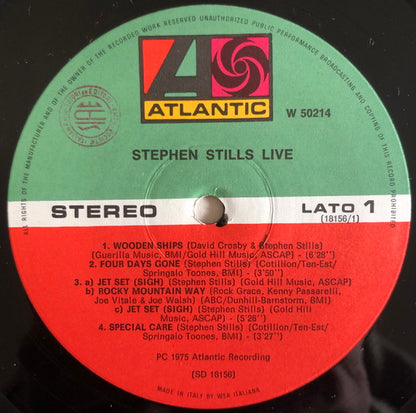 Stephen Stills - Stephen Stills Live