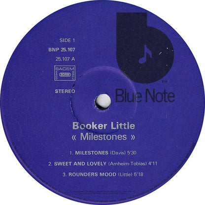Booker Little - Milestones