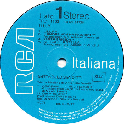Antonello Venditti - Lilly