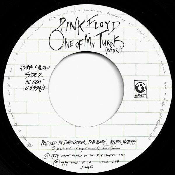 Pink Floyd - Another Brick In The Wall (Part II) (7")