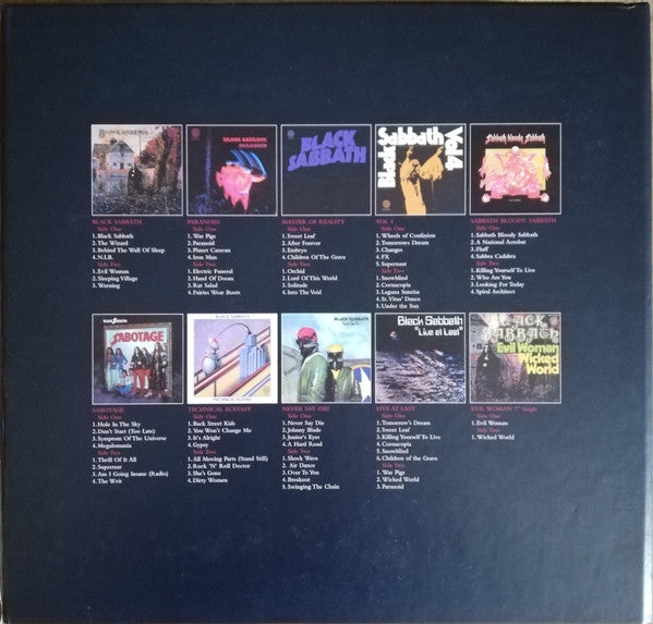 Black Sabbath - The Vinyl Collection 1970-1978 (box) (nuovo)