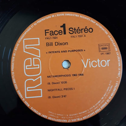 The Bill Dixon Orchestra - Intents And Purposes