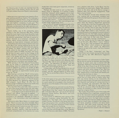 The Dave Brubeck Trio - Distinctive Rhythm Instrumentals