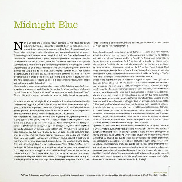 Kenny Burrell With Stanley Turrentine / Major Holley Jr / Bill English / Ray Barretto – Midnight Blue